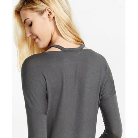 Express One Eleven Slash Neck Top - Picture 8 of 8